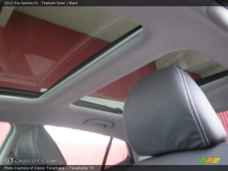 Titanium Silver / Black 2012 Kia Optima SX