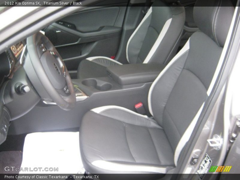 Titanium Silver / Black 2012 Kia Optima SX