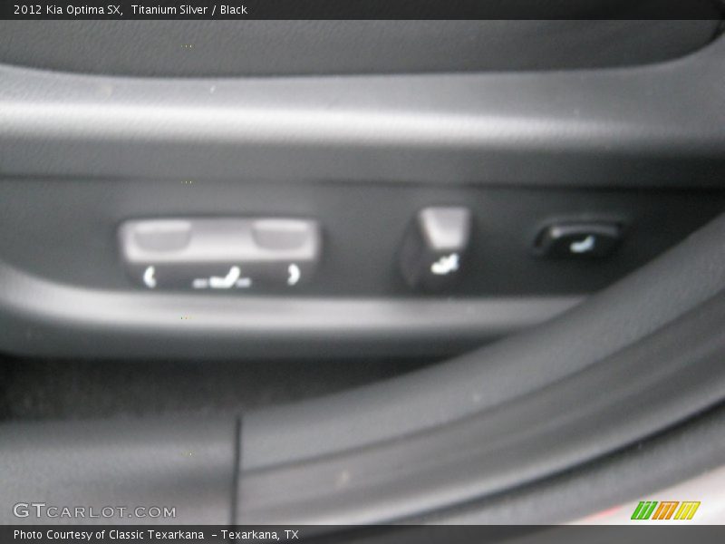 Titanium Silver / Black 2012 Kia Optima SX