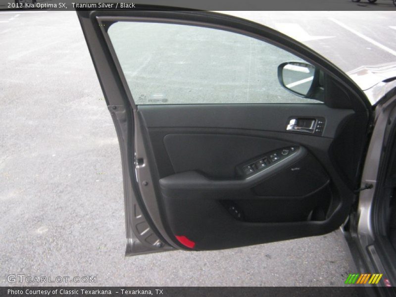 Titanium Silver / Black 2012 Kia Optima SX