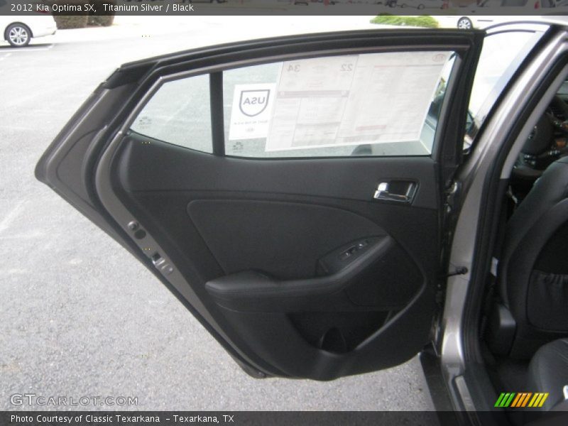 Titanium Silver / Black 2012 Kia Optima SX