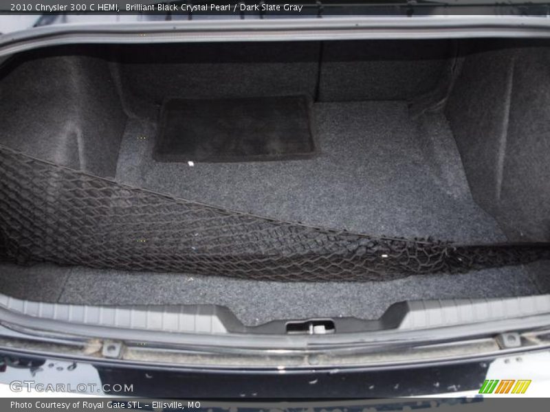 Brilliant Black Crystal Pearl / Dark Slate Gray 2010 Chrysler 300 C HEMI
