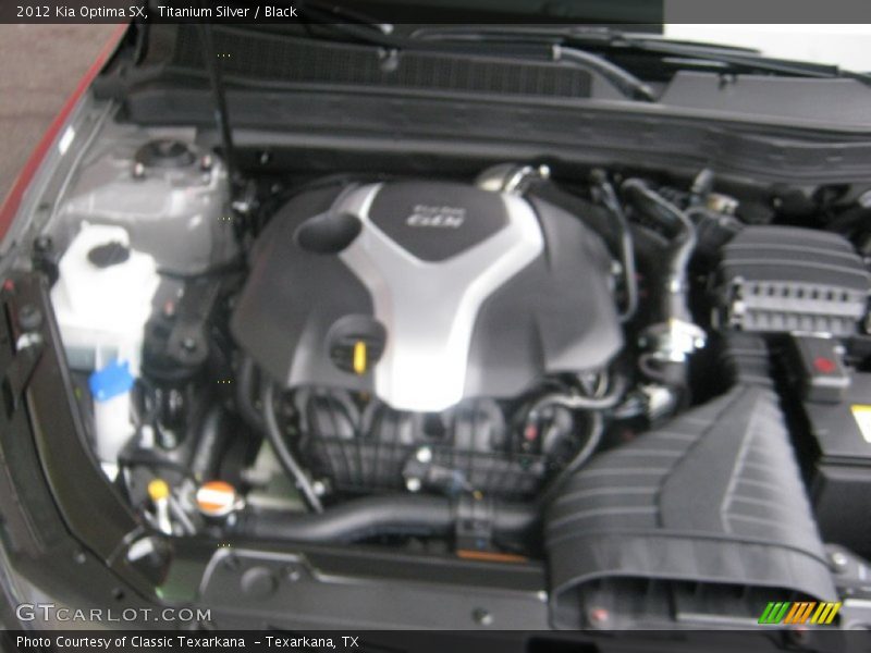 Titanium Silver / Black 2012 Kia Optima SX