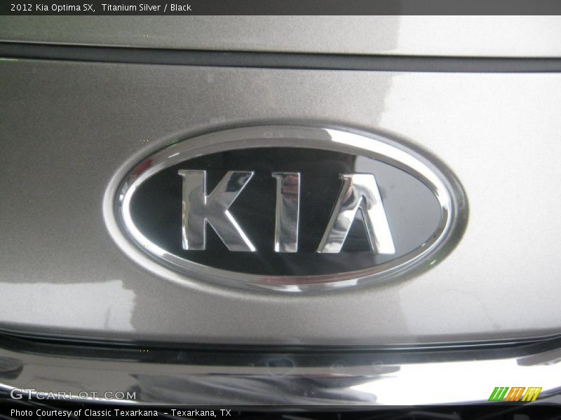 Titanium Silver / Black 2012 Kia Optima SX