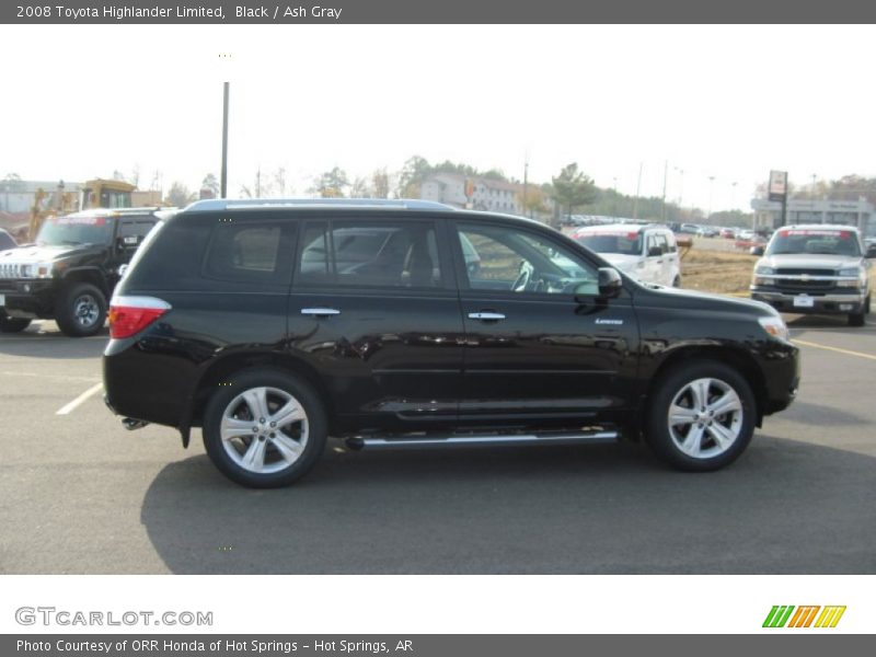 Black / Ash Gray 2008 Toyota Highlander Limited