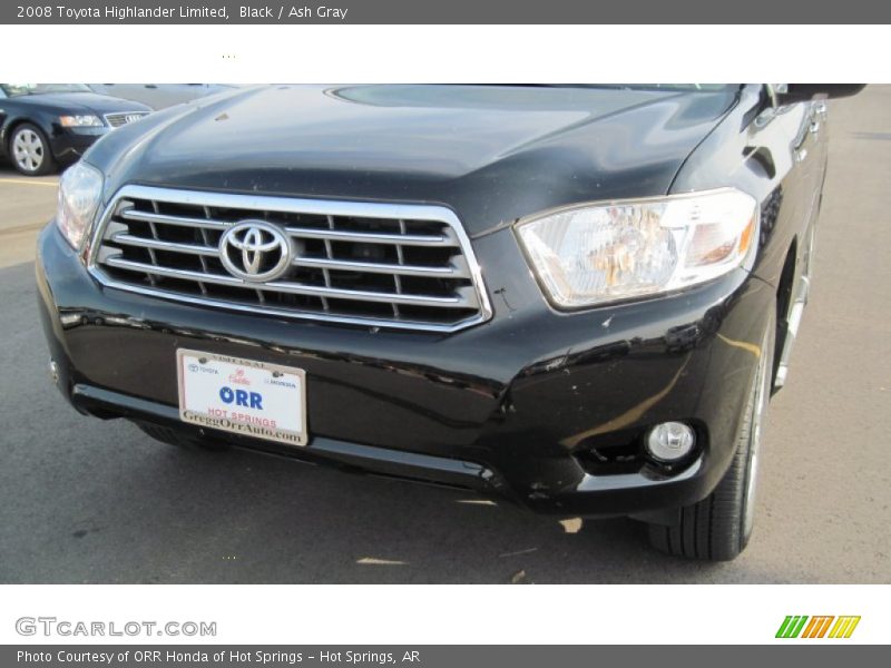 Black / Ash Gray 2008 Toyota Highlander Limited