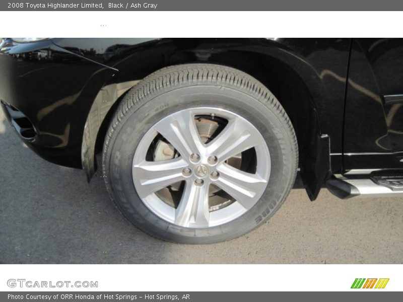 Black / Ash Gray 2008 Toyota Highlander Limited