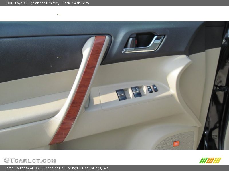 Black / Ash Gray 2008 Toyota Highlander Limited