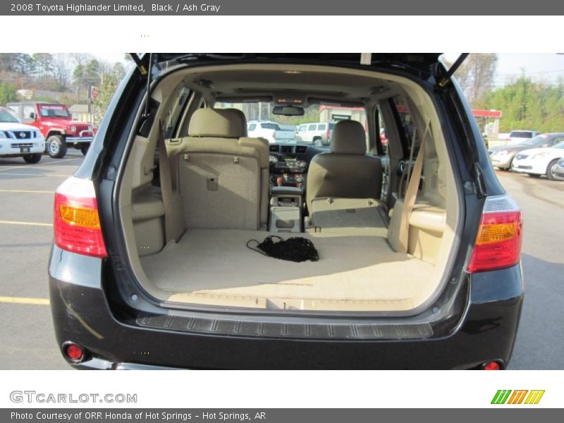 Black / Ash Gray 2008 Toyota Highlander Limited