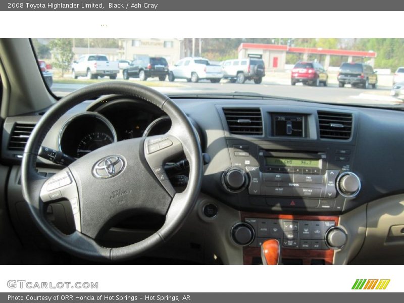 Black / Ash Gray 2008 Toyota Highlander Limited