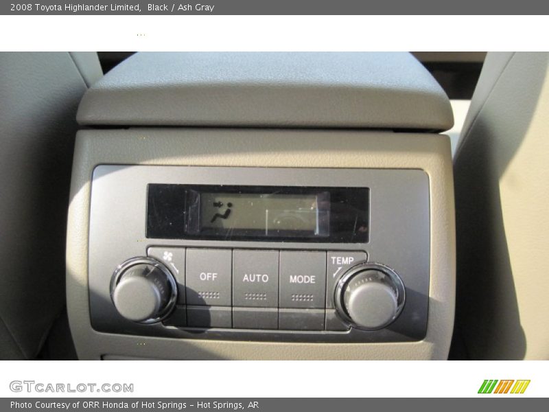 Black / Ash Gray 2008 Toyota Highlander Limited