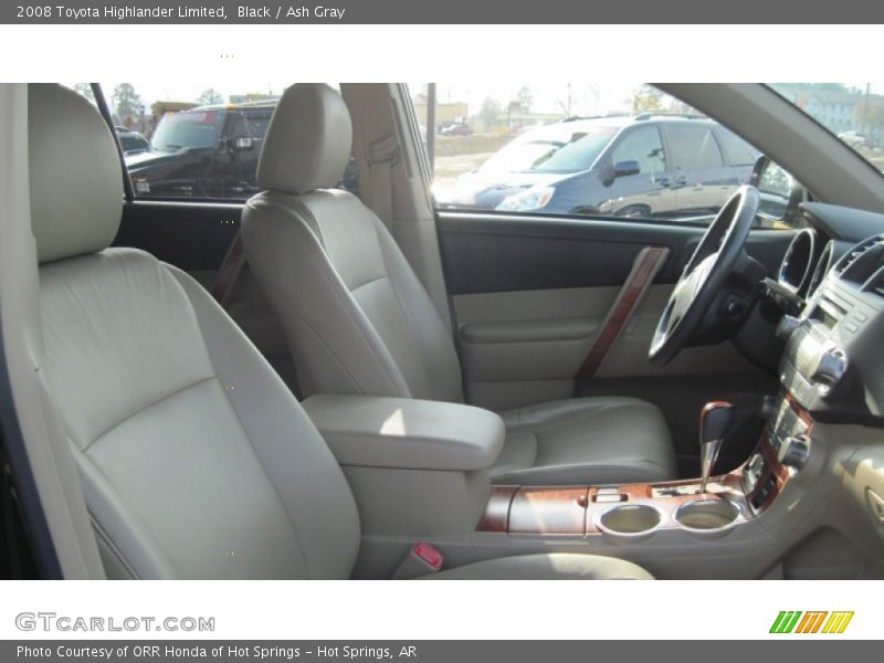 Black / Ash Gray 2008 Toyota Highlander Limited