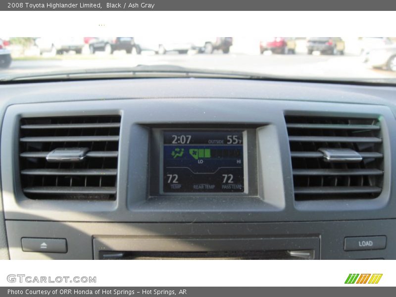 Black / Ash Gray 2008 Toyota Highlander Limited