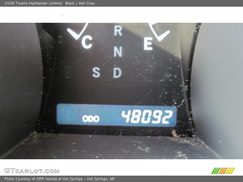 Black / Ash Gray 2008 Toyota Highlander Limited
