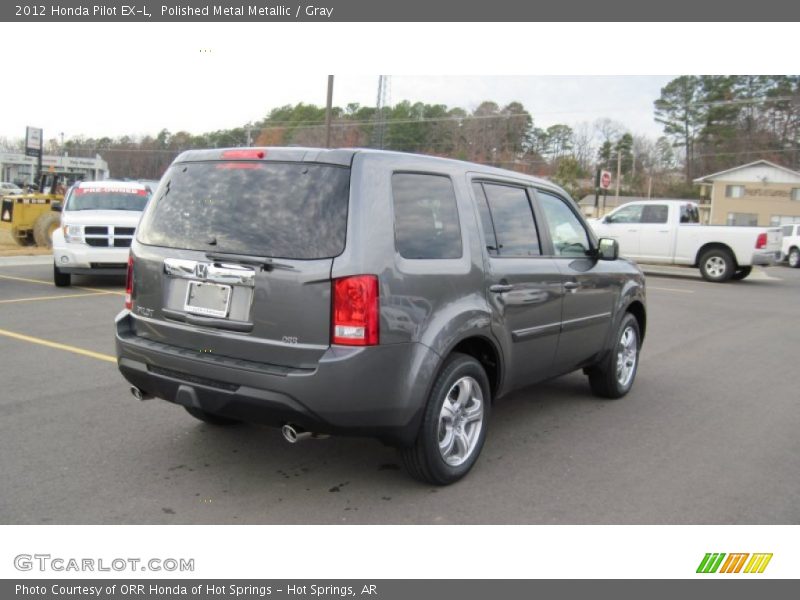 Polished Metal Metallic / Gray 2012 Honda Pilot EX-L