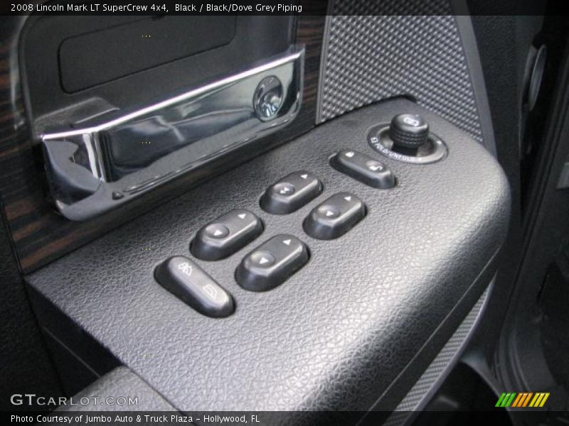 Black / Black/Dove Grey Piping 2008 Lincoln Mark LT SuperCrew 4x4