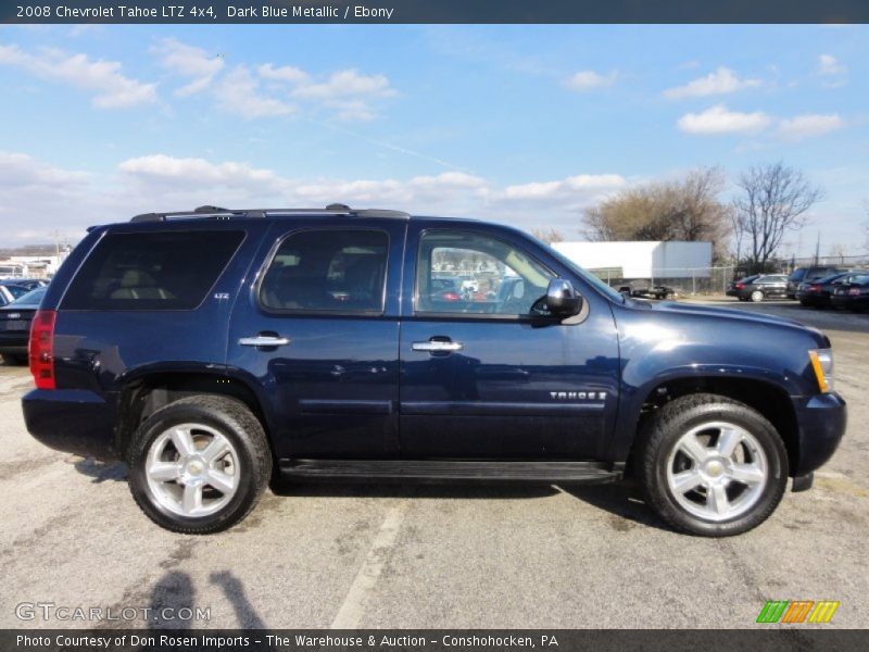 Dark Blue Metallic / Ebony 2008 Chevrolet Tahoe LTZ 4x4