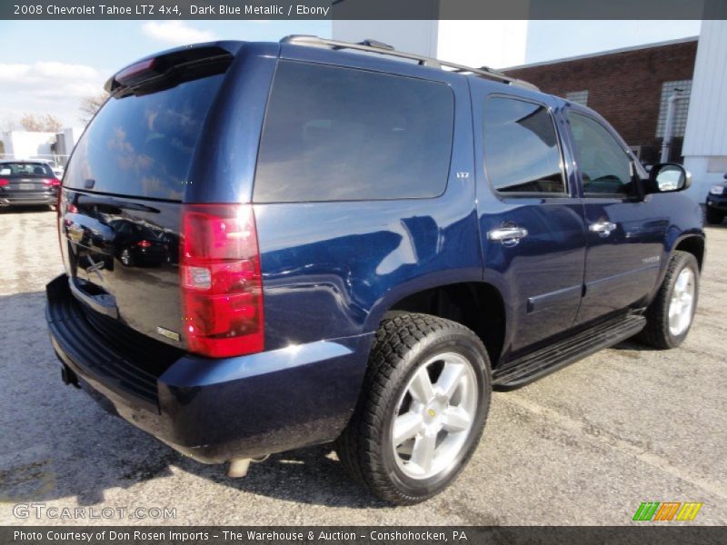 Dark Blue Metallic / Ebony 2008 Chevrolet Tahoe LTZ 4x4