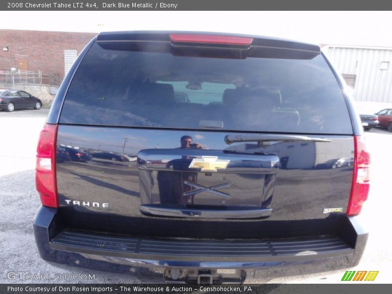 Dark Blue Metallic / Ebony 2008 Chevrolet Tahoe LTZ 4x4