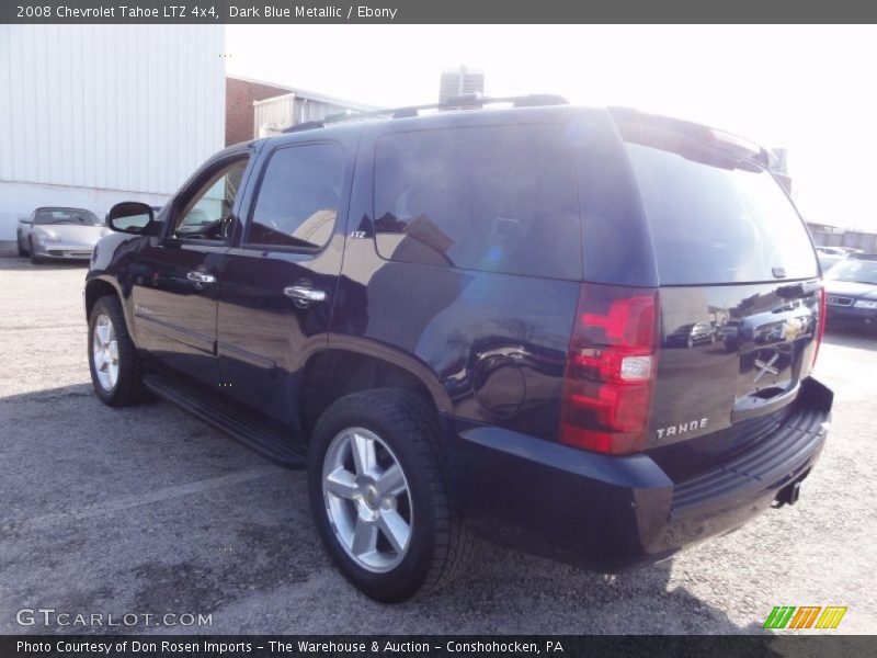 Dark Blue Metallic / Ebony 2008 Chevrolet Tahoe LTZ 4x4