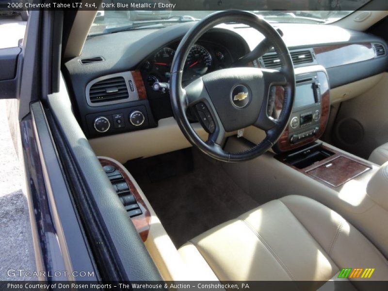 Dark Blue Metallic / Ebony 2008 Chevrolet Tahoe LTZ 4x4