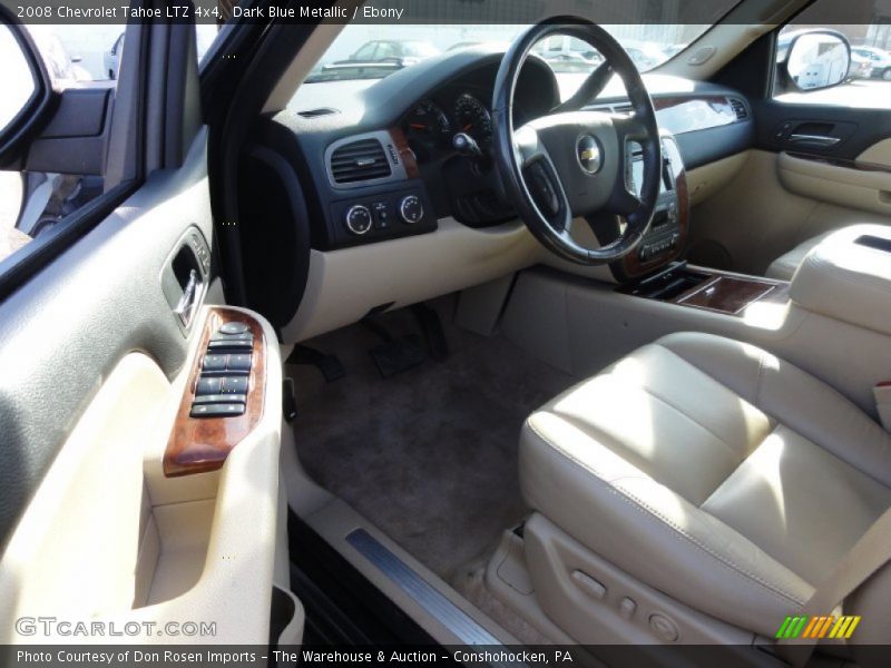 Dark Blue Metallic / Ebony 2008 Chevrolet Tahoe LTZ 4x4