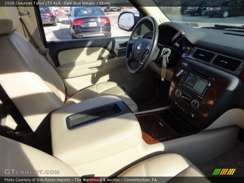 Dark Blue Metallic / Ebony 2008 Chevrolet Tahoe LTZ 4x4