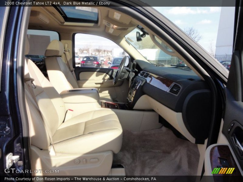 Dark Blue Metallic / Ebony 2008 Chevrolet Tahoe LTZ 4x4