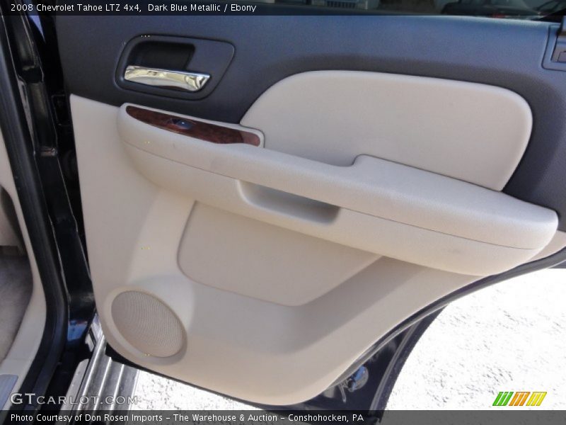 Dark Blue Metallic / Ebony 2008 Chevrolet Tahoe LTZ 4x4