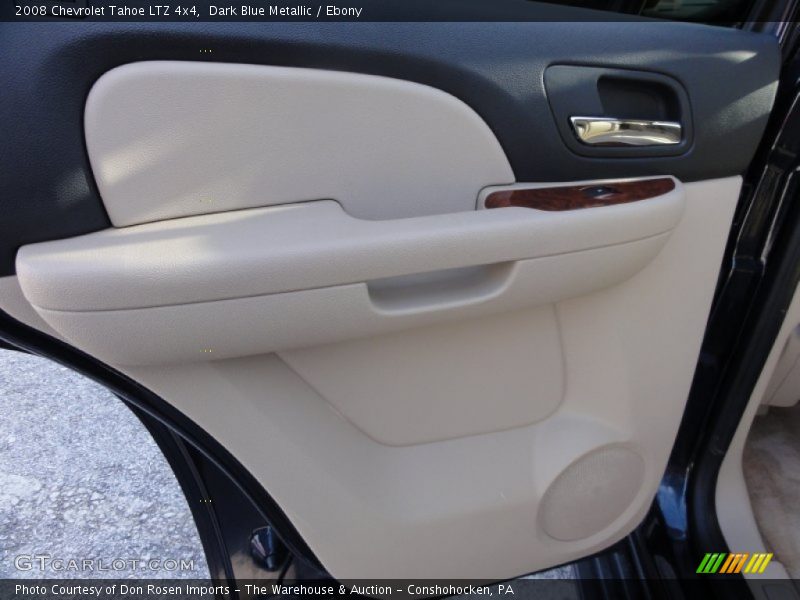 Dark Blue Metallic / Ebony 2008 Chevrolet Tahoe LTZ 4x4