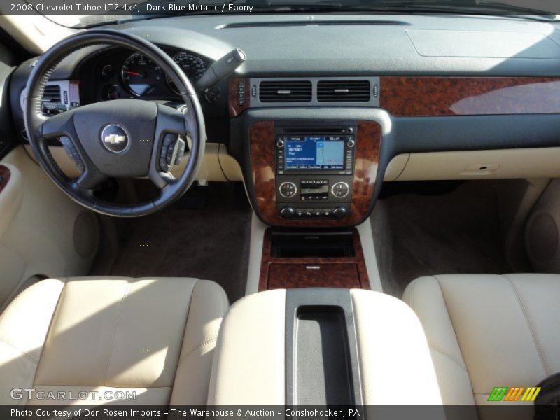 Dark Blue Metallic / Ebony 2008 Chevrolet Tahoe LTZ 4x4
