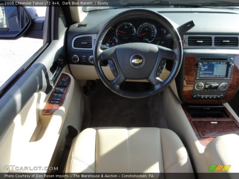 Dark Blue Metallic / Ebony 2008 Chevrolet Tahoe LTZ 4x4