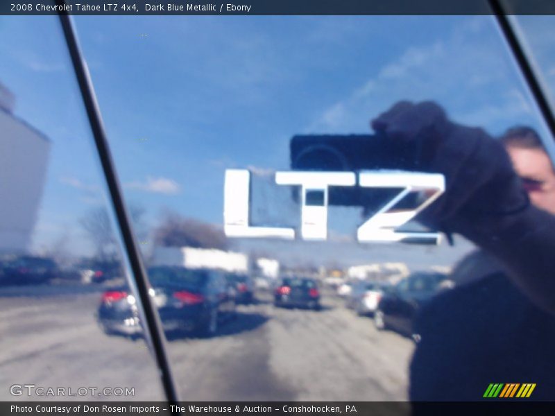 Dark Blue Metallic / Ebony 2008 Chevrolet Tahoe LTZ 4x4