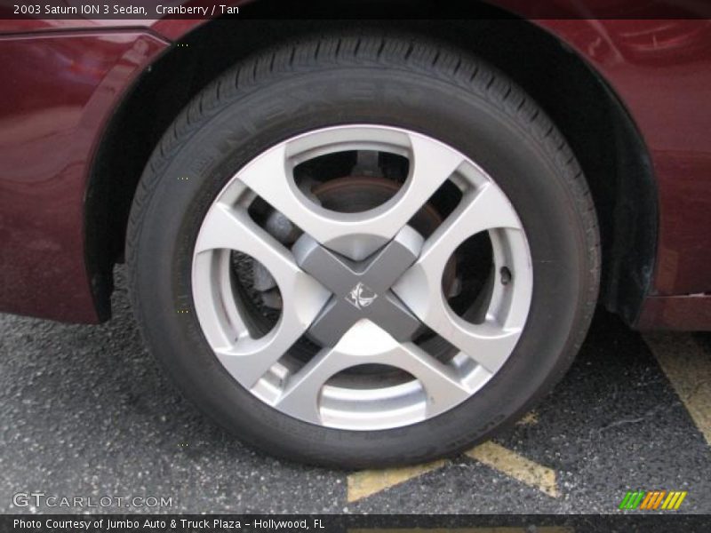 Cranberry / Tan 2003 Saturn ION 3 Sedan