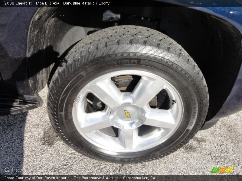 Dark Blue Metallic / Ebony 2008 Chevrolet Tahoe LTZ 4x4