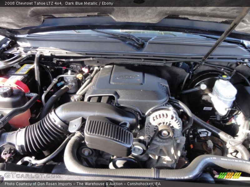 Dark Blue Metallic / Ebony 2008 Chevrolet Tahoe LTZ 4x4
