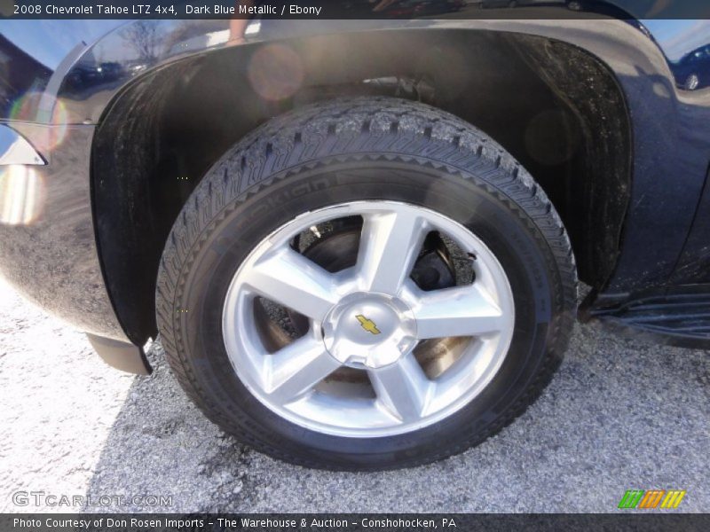 Dark Blue Metallic / Ebony 2008 Chevrolet Tahoe LTZ 4x4