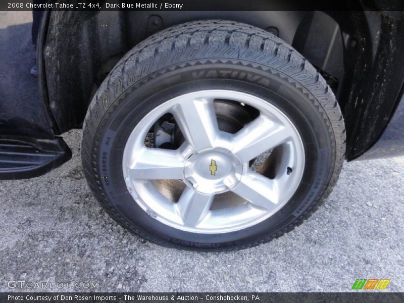 Dark Blue Metallic / Ebony 2008 Chevrolet Tahoe LTZ 4x4