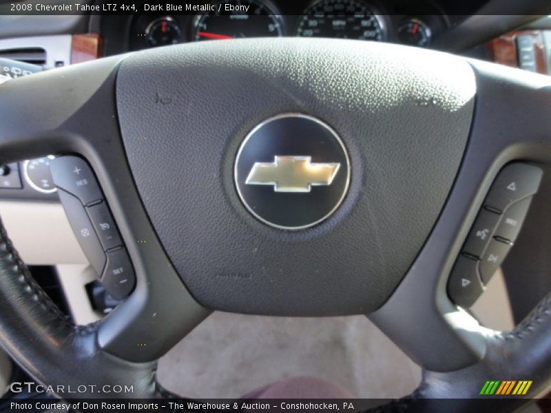 Dark Blue Metallic / Ebony 2008 Chevrolet Tahoe LTZ 4x4