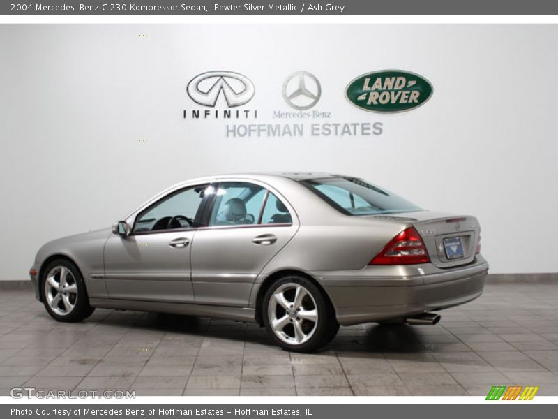 Pewter Silver Metallic / Ash Grey 2004 Mercedes-Benz C 230 Kompressor Sedan