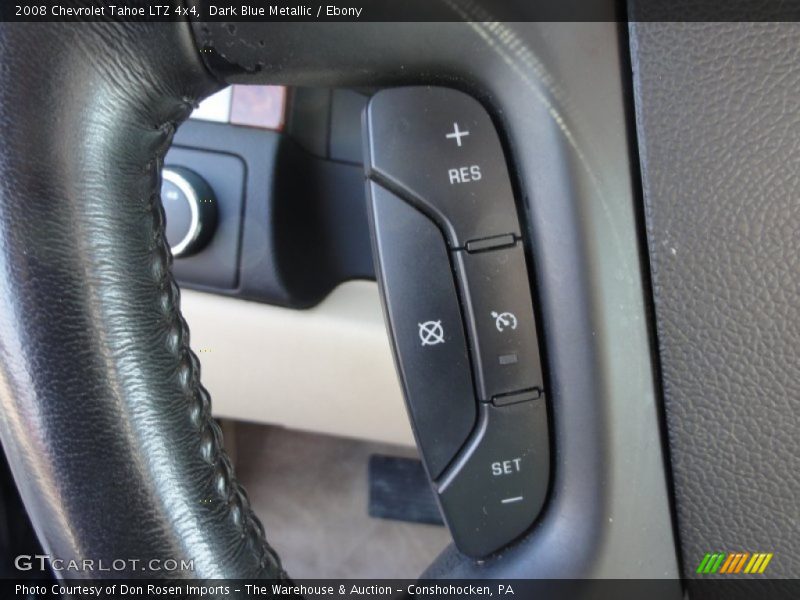Dark Blue Metallic / Ebony 2008 Chevrolet Tahoe LTZ 4x4