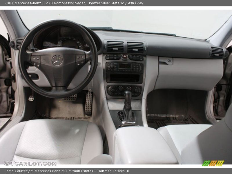 Pewter Silver Metallic / Ash Grey 2004 Mercedes-Benz C 230 Kompressor Sedan