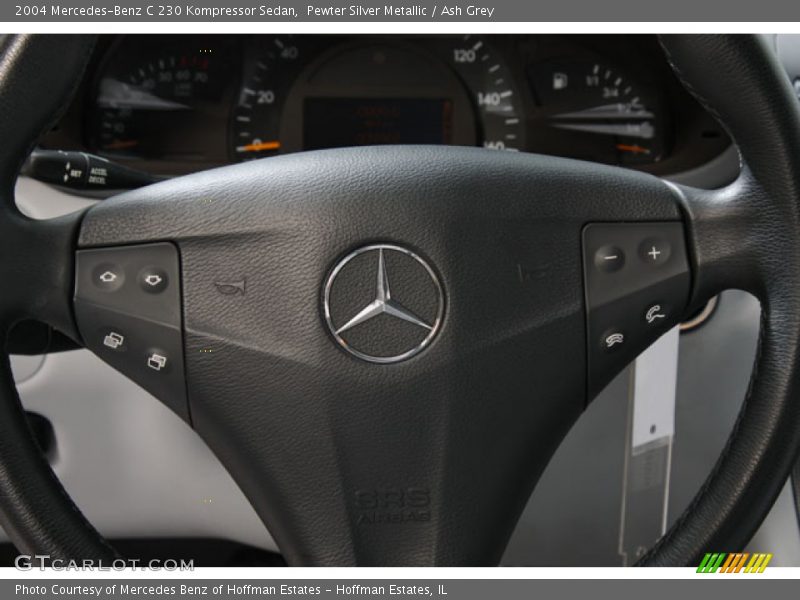 Pewter Silver Metallic / Ash Grey 2004 Mercedes-Benz C 230 Kompressor Sedan