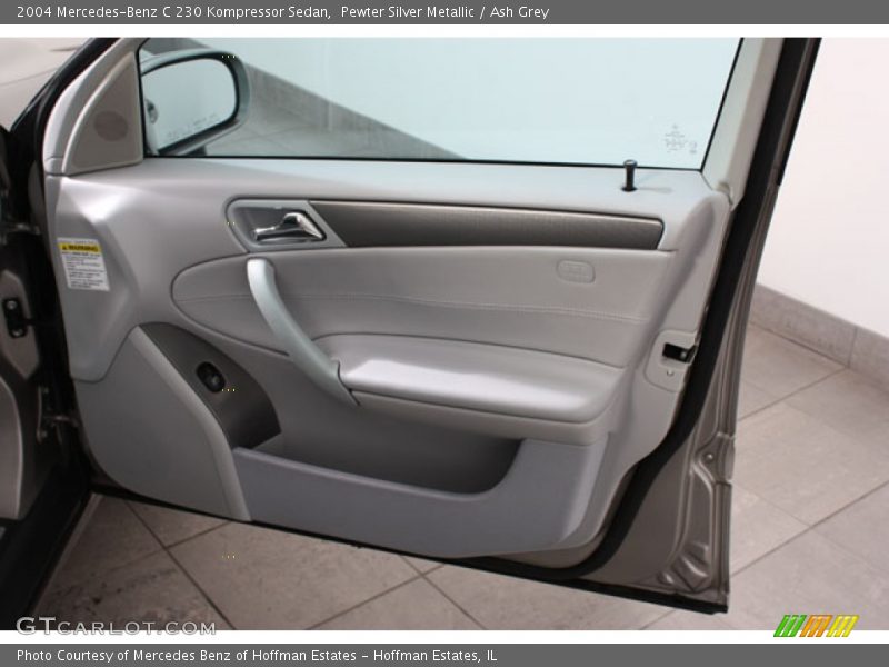 Pewter Silver Metallic / Ash Grey 2004 Mercedes-Benz C 230 Kompressor Sedan