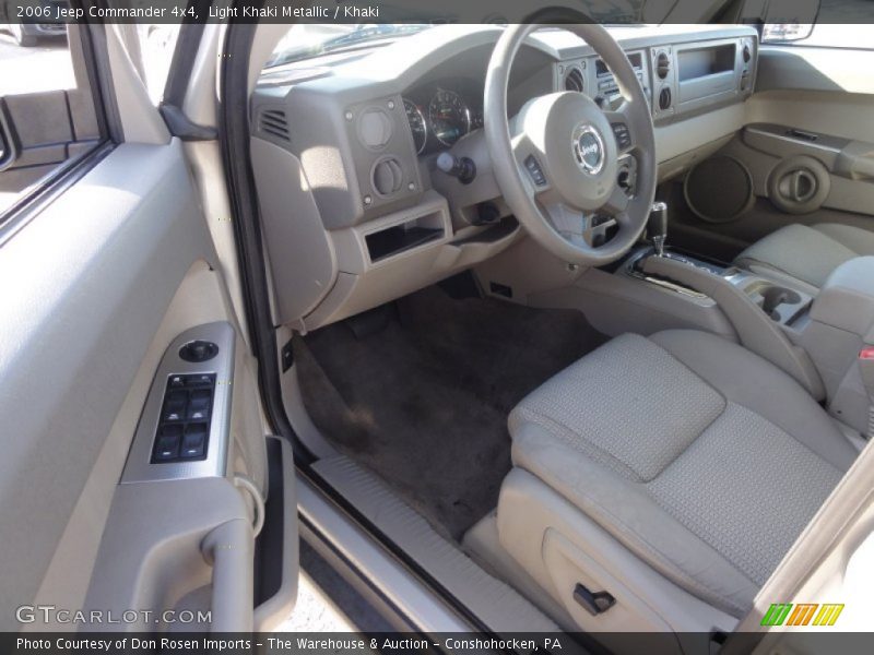 Light Khaki Metallic / Khaki 2006 Jeep Commander 4x4