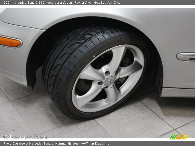 Pewter Silver Metallic / Ash Grey 2004 Mercedes-Benz C 230 Kompressor Sedan