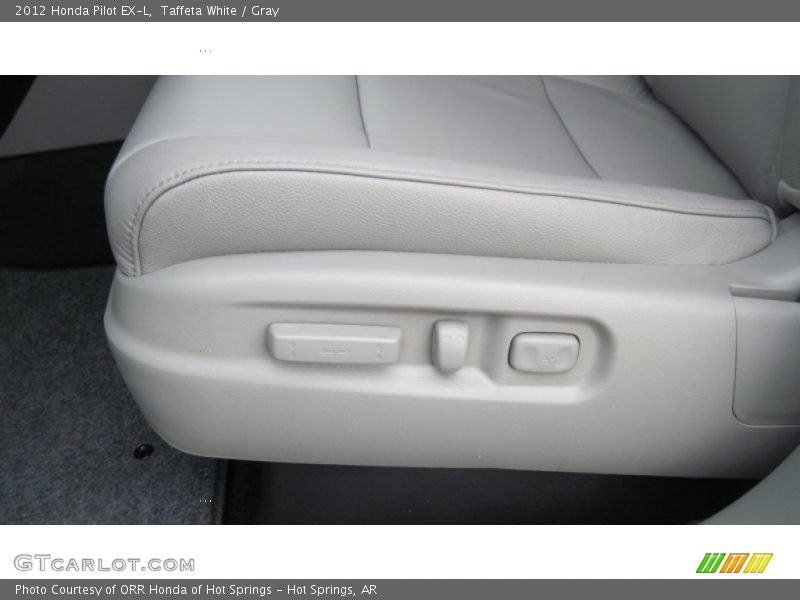 Taffeta White / Gray 2012 Honda Pilot EX-L