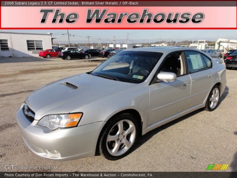 Brilliant Silver Metallic / Off-Black 2006 Subaru Legacy 2.5 GT Limited Sedan