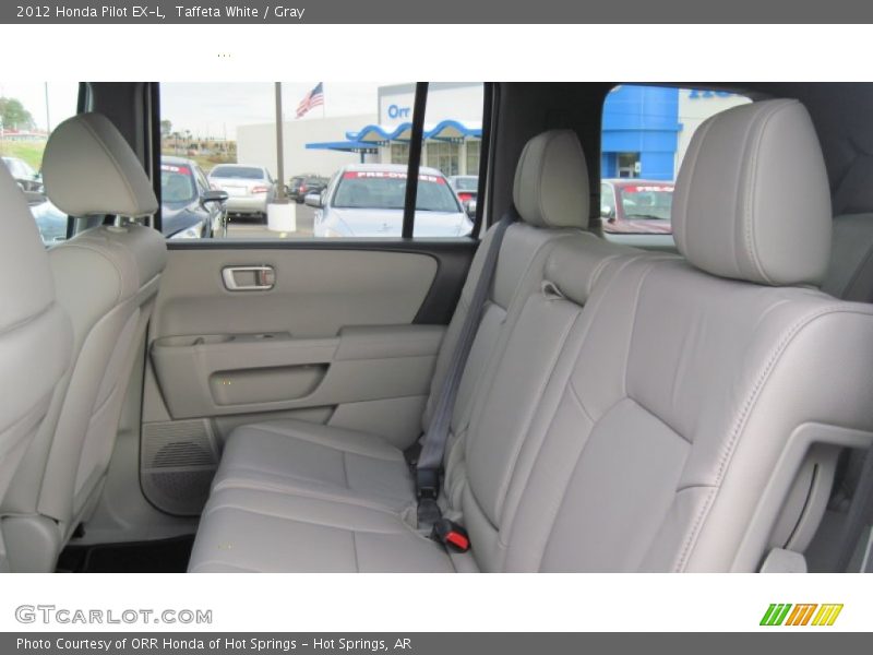 Taffeta White / Gray 2012 Honda Pilot EX-L