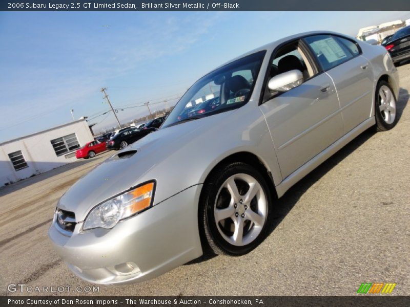 Brilliant Silver Metallic / Off-Black 2006 Subaru Legacy 2.5 GT Limited Sedan